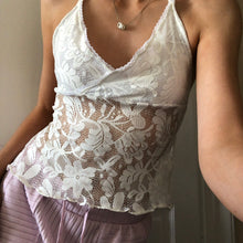 Load image into Gallery viewer, White Lace Halter
