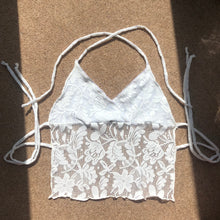 Load image into Gallery viewer, White Lace Halter
